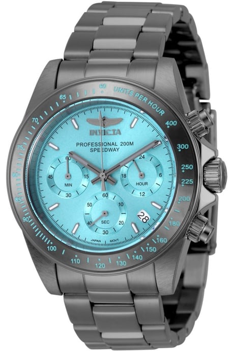 Invicta Speedway 50820 Reloj para hombre - Movimiento de cuarzo - Acero inoxidable con esfera azul - 39 mm - Image 1
