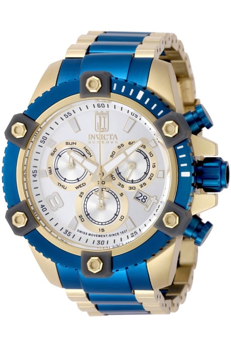 Invicta Jason Taylor 51279 Reloj de hombre - Movimiento de cuarzo - Acero inoxidable con esfera plateada - 50 mm - Image 1