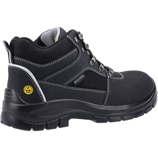 Skechers Mens Trophus Letic Memory Foam Leather Safety Boots - Image 2