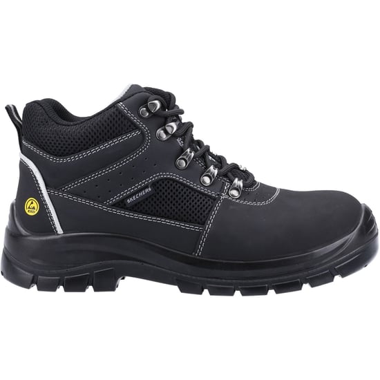 Skechers Mens Trophus Letic Memory Foam Leather Safety Boots - Image 4