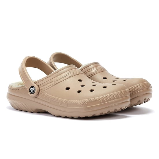 Crocs Classic Lined Clog Mushroom/Bone Sandals - Image 1