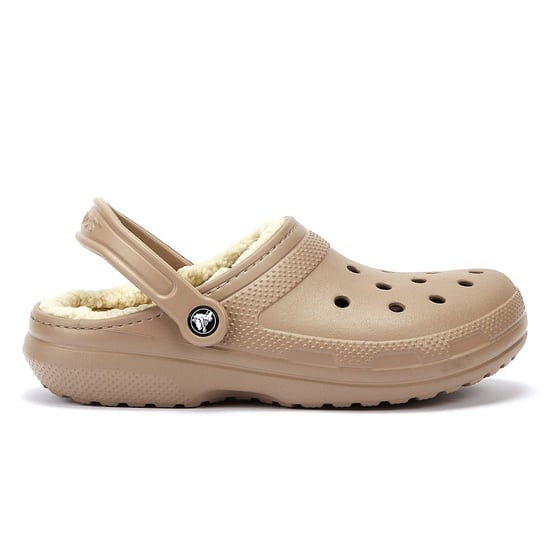 Crocs Classic Lined Clog Mushroom/Bone Sandals - Image 4