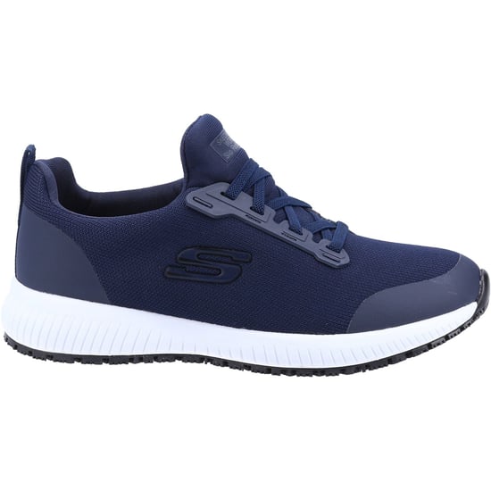 Skechers Womens Squad Slip Resistant Lace Up Safety Trainers - Image 4