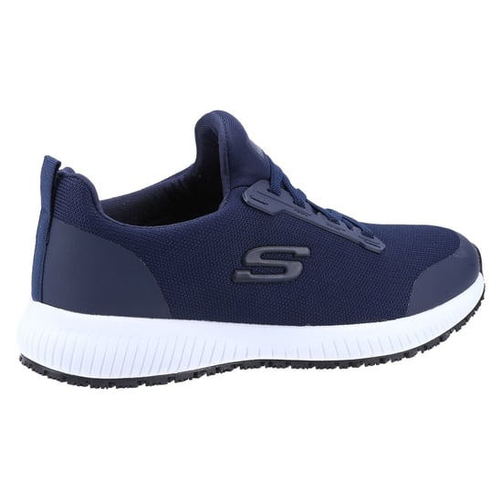 Skechers Womens Squad Slip Resistant Lace Up Safety Trainers - Image 6