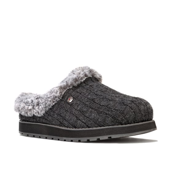 Women's Skechers Keepsakes Ice Angel Slippers In Charcoal - Image 2