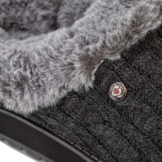 Women's Skechers Keepsakes Ice Angel Slippers In Charcoal - Image 6