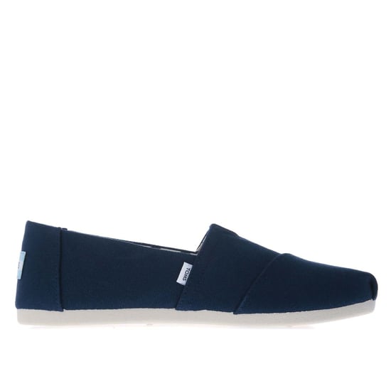 Women's Toms Recycled Cotton Alpargata Espadrille Pumps in Navy - Image 1