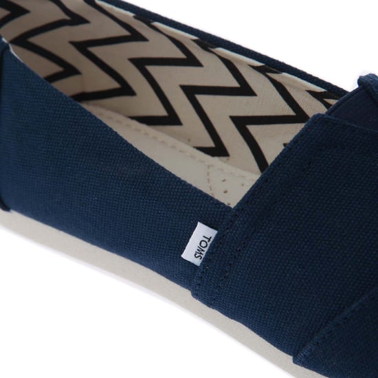 Women's Toms Recycled Cotton Alpargata Espadrille Pumps in Navy - Image 5