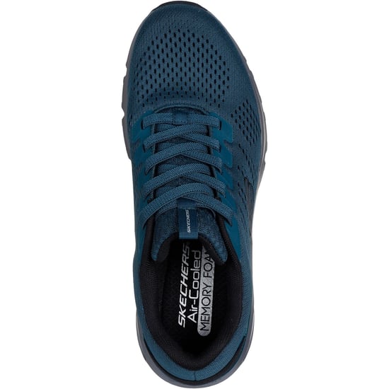 Skechers Skech-Air Ventura Textile Men's Teal/Black Trainers - Image 3