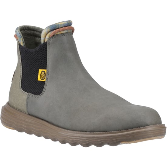 HEYDUDE Branson Classic Polyurethane Men's Dark Olive/Espresso Boots - Image 1