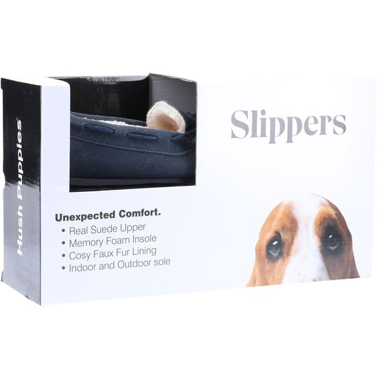Hush Puppies Womens Allie Suede Faux Fur Lined Cozy Slippers - Image 5