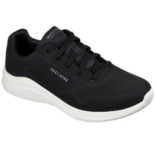 Skechers Ultra Flex 2.0 Vicinity Synthetic Men's Black/White Trainers - Image 1