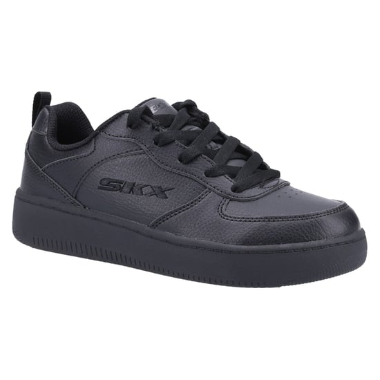 Boy's Skechers Children Sport Court 92 Trainers in Black - Image 5