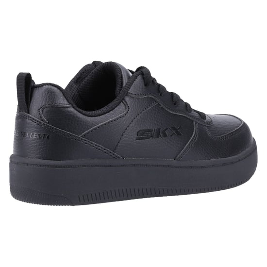 Boy's Skechers Children Sport Court 92 Trainers in Black - Image 6