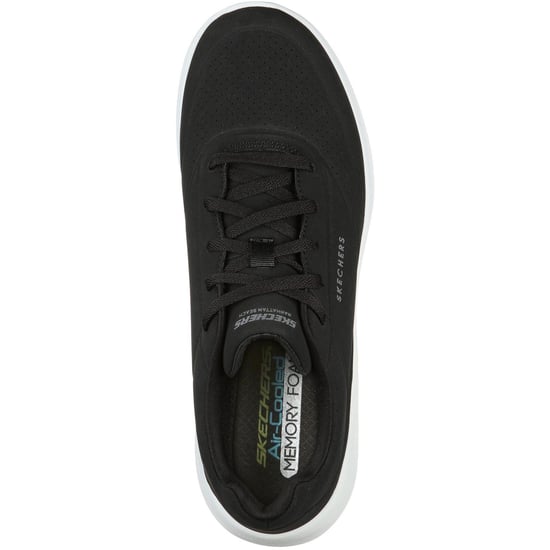 Skechers Ultra Flex 2.0 Vicinity Synthetic Men's Black/White Trainers - Image 4