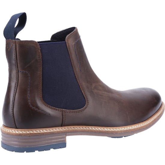 Hush Puppies Justin Chelsea Leather Men's Brown Boots - Image 2