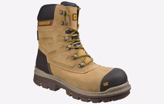 Caterpillar Premier Leather Waterproof Safety Boot Mens - Image 2