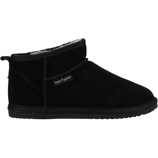 Hush Puppies Ashanti Suede Women's Black Slippers - Image 4