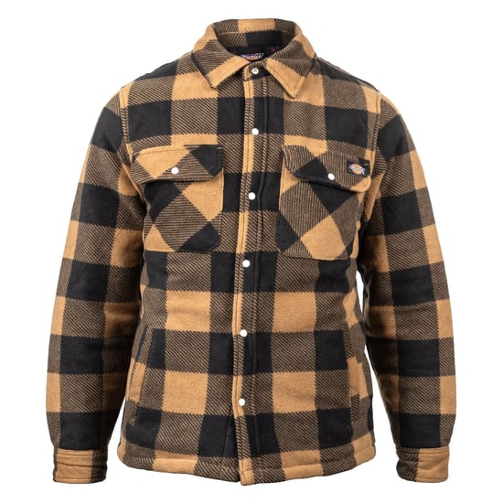 Dickies Mens Portland Long Sleeve Polyester Polar Fleece Padded Shirt - Image 5