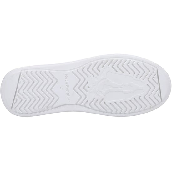 Hush Puppies Camille Leather Women's White Trainers - Image 3