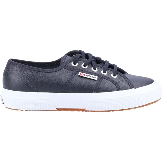 Superga 2750 Leather Men's Blue Navy Trainers - Image 4