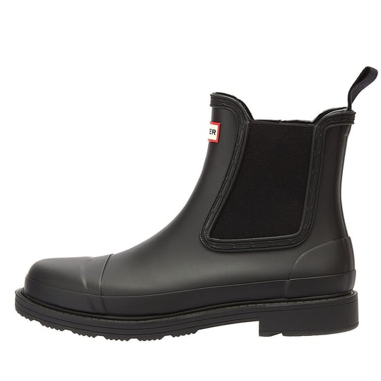 Hunter Commando Botas Chelsea de mujer en Negro - Image 5