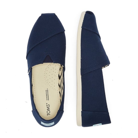 TOMS Alpargata Cotton Canvas Womens Navy Espadrilles - Image 6