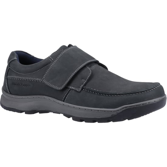 Hush Puppies Casper Leather Men's Navy Nubuck Loafers - Image 1