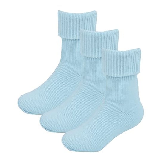 Calcetines de algodón de bebé | Pack de 6 pares | Calcetines divertidos para niño y niña - Azul - Image 3