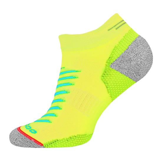 Comodo - Calcetines Hi Viz Running - Calcetines deportivos ligeros anti-ampollas - Amarillo Neón - Image 3