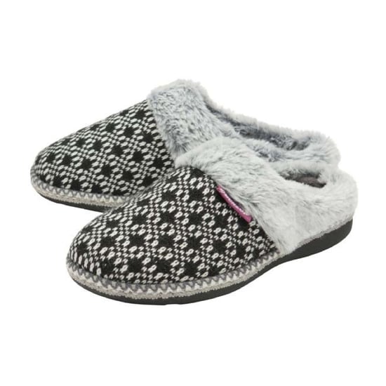 Zapatillas de casa de punto abiertas y cómodas de memory foam para mujer - Image 2