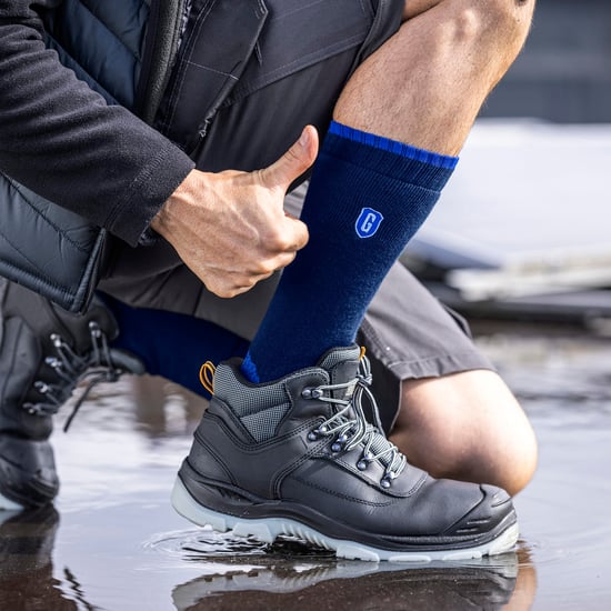Blueguard - Calcetines de trabajo para hombre y mujer con puntera de acero - Image 3
