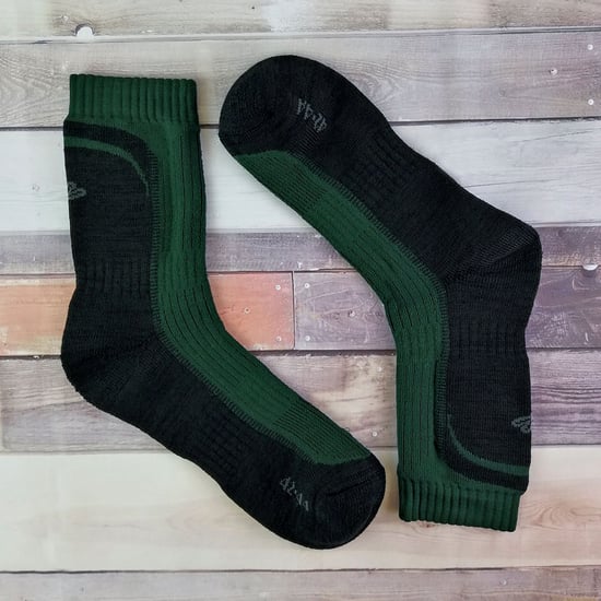 Calcetines de senderismo de lana merino para hombre con talón y puntera reforzados para botas - Image 3