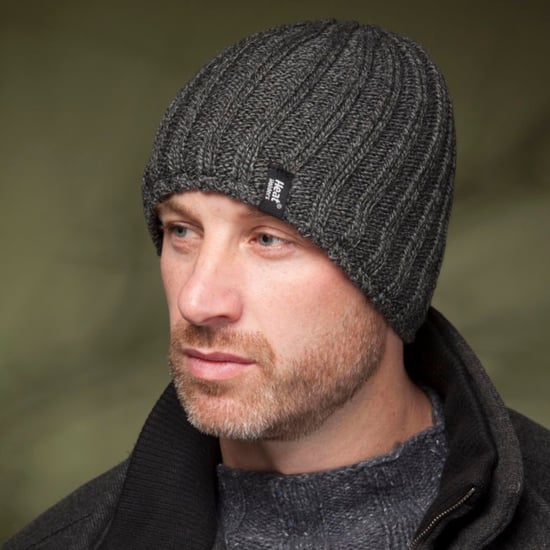 Heat Holders - Gorro de invierno acanalado con forro polar para hombre - Image 3