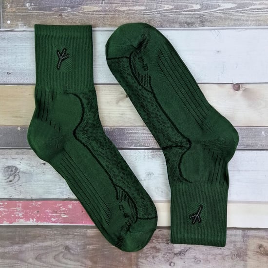 2 Pares de Calcetines de Algodón para Senderismo con Tecnología de Plata - Image 3