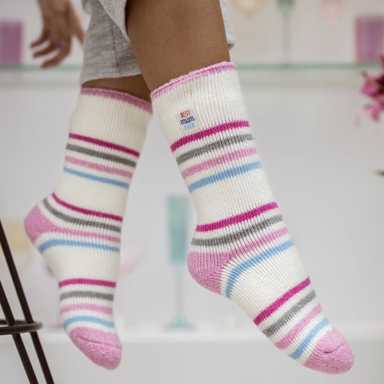 Calcetines térmicos mullidos y forrados de forro polar para mamá y abuela - Image 4