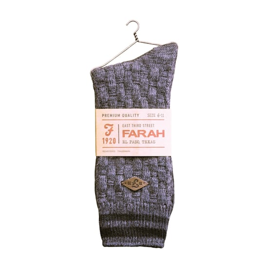 Paquete de 2 calcetines de punto grueso de algodón para hombre. - Image 2