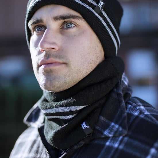 Gorro reflectante de alta visibilidad para hombre en naranja y amarillo - Image 3