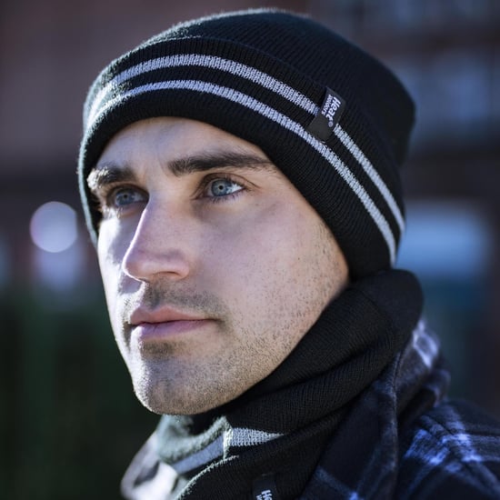 Gorro reflectante de alta visibilidad para hombre en naranja y amarillo - Image 3