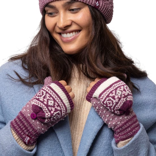 Guantes térmicos sin dedos con estampado de hadas para mujer - Image 5