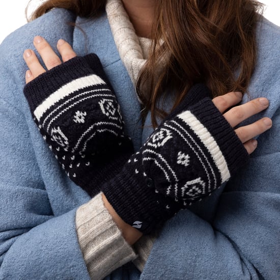 Guantes térmicos sin dedos con estampado de hadas para mujer - Image 5