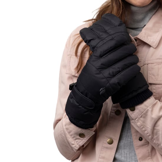 Guantes de esquí de invierno térmicos, impermeables, acolchados y aislantes para mujer - Image 4