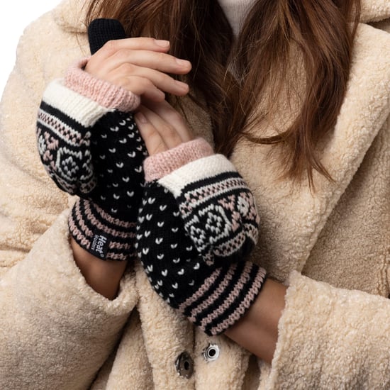 Guantes térmicos sin dedos con estampado de hadas para mujer - Image 5