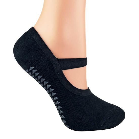 2 Pares Señoras Antideslizante Agarre Invisible Pilates Yoga Calcetines con Correas - Image 3