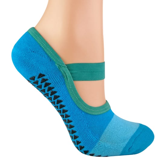 2 Pares Señoras Antideslizante Agarre Invisible Pilates Yoga Calcetines con Correas - Image 3