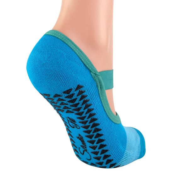 2 Pares Señoras Antideslizante Agarre Invisible Pilates Yoga Calcetines con Correas - Image 4