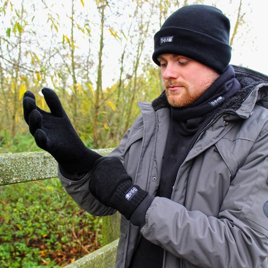 THMO - Guantes térmicos de punto para hombre con aislamiento 3M Thinsulate de 40 g - Image 3