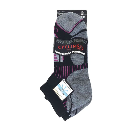 3 Pares Calcetines Deportivos Tobilleros Antisudor con Talonera para Mujer - Image 2