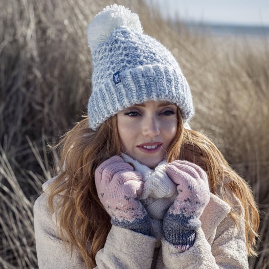 Gorro térmico de invierno para mujer con forro polar y pompón - Image 3
