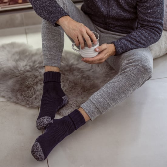 Calcetines de Cama Térmicos Forrados de Vellón para Hombre con Agarres Antideslizantes ) - Image 3